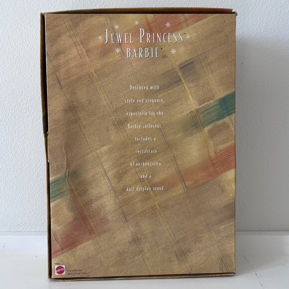 Mattel 1996 Vintage Jewel Princess Barbie in Original Box - Picture 3 of 3